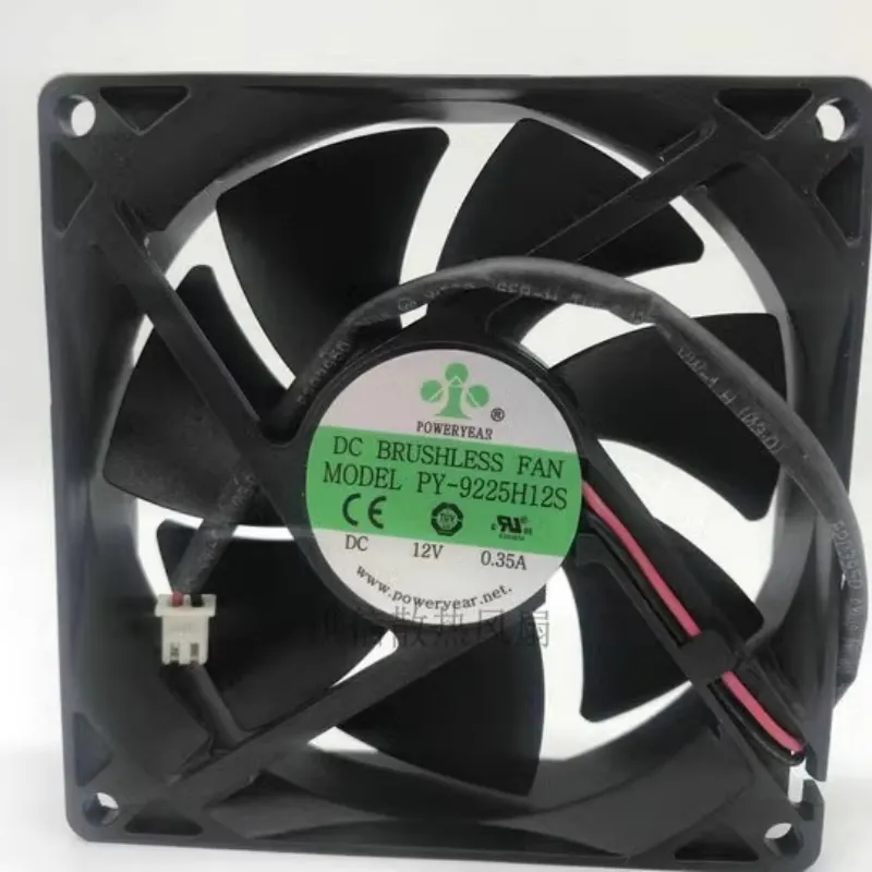 Ventola Raffreddamento 120x120x35mm DC 12V 0.35A 2 Pin Per POWERYEAR PY-1225H12S