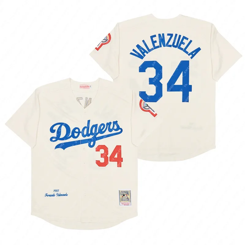 Dodgers ユニフォーム 1981 Fernando Valenzuela Fernando Valenzuela 1981 Los Angeles Dodgers Grey Road