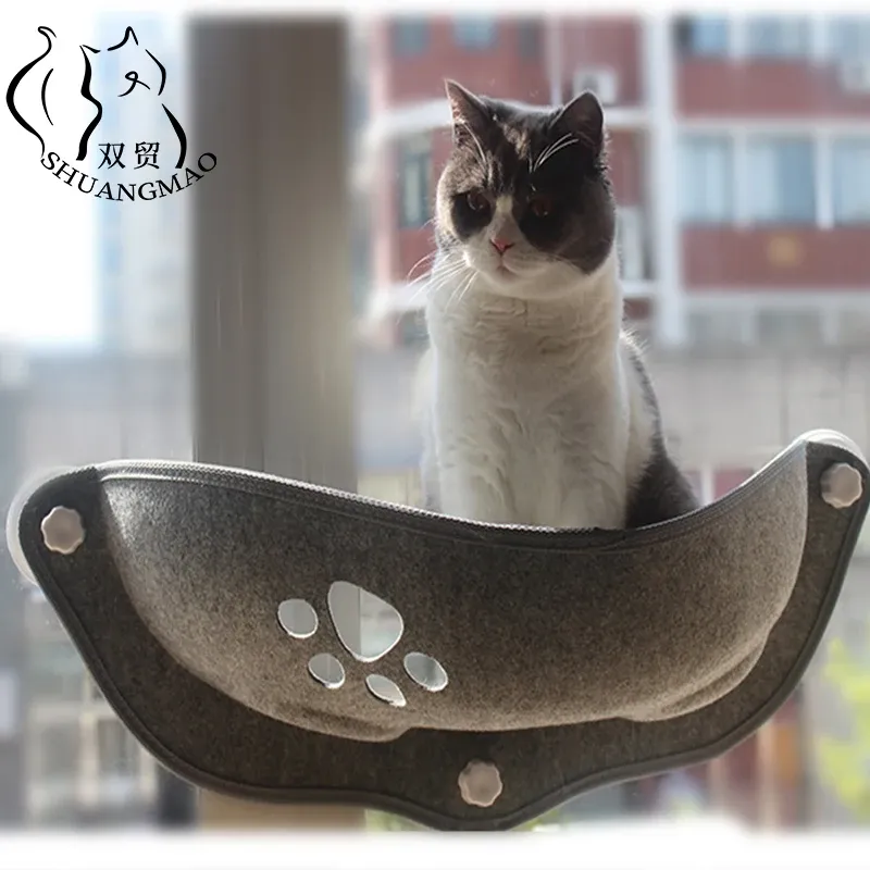Коврики Shuangmao Pet Cat Hammock Ledings солнечный окно -ланджер всасывающий гамакс