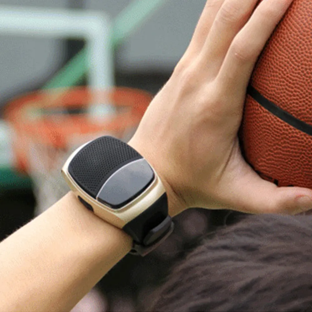 Conférenciers Bluetooth Compatible Sports Music FM Radio Regarder USB Charges au poigne