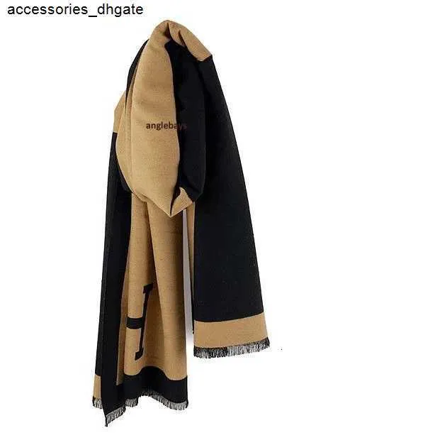 高級デザイナーフランスカシミアジャックスカーフのためのニットスカーフファッションレタークラシックスカーフショール
