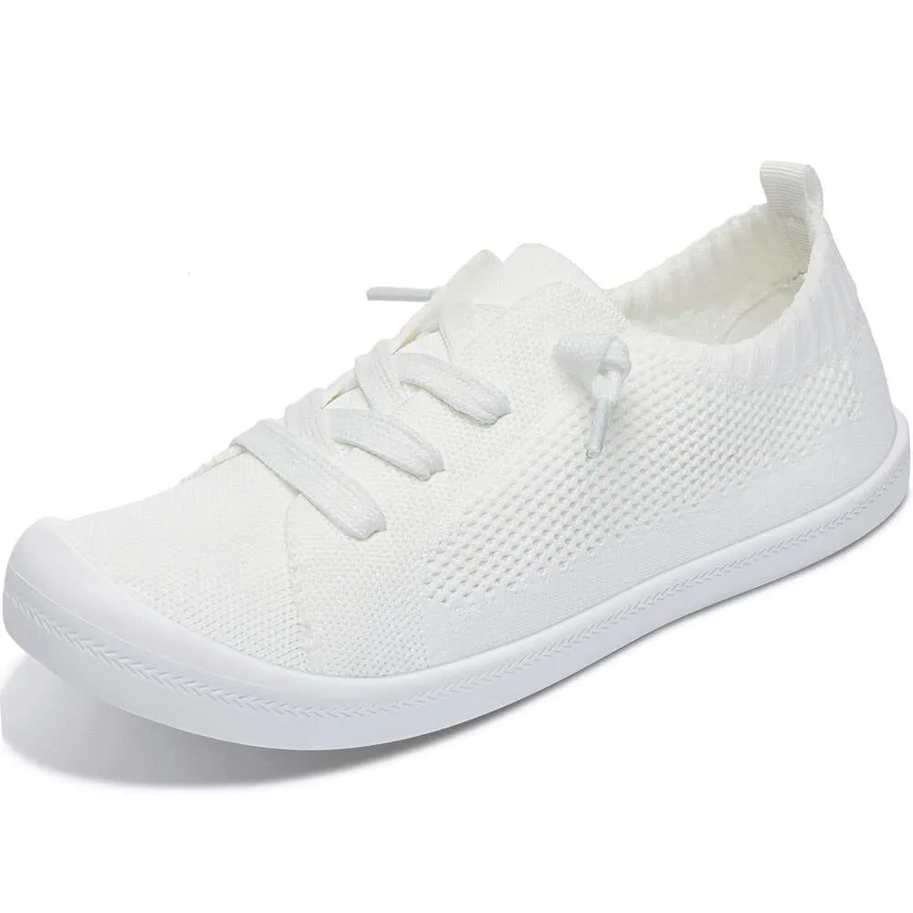 Altocis kvinnors stickade glid på damer elastiska låga toppar lägenheter lätta andas mesh mode sneakers söta flygande vävda loafers