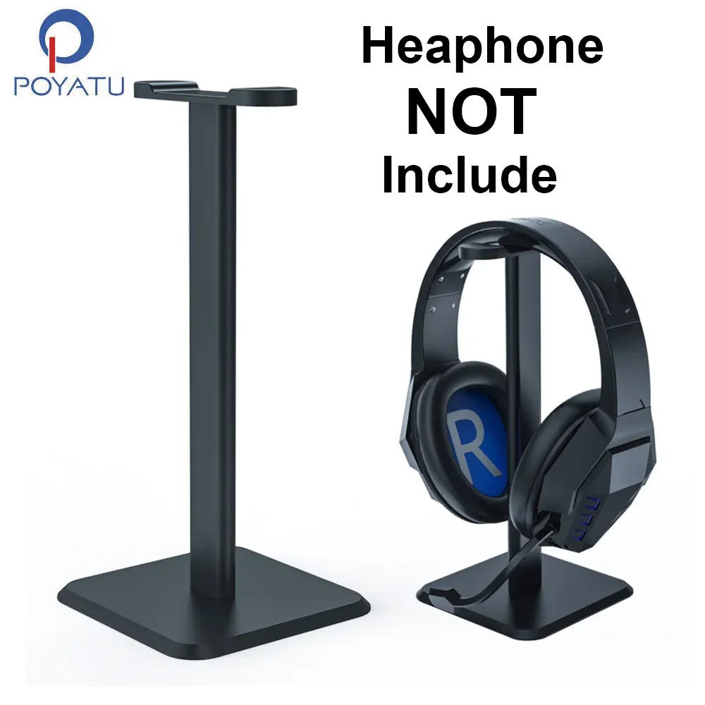 Accessories POYATU Gaming Headphone Stand Bracket Headphone Holder Desk Earphone Display Rack Headset Holder Hanger Accessories For SONY