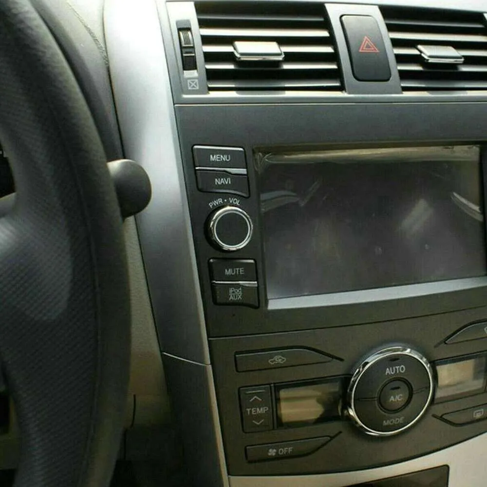 Fit For 2008-2013 Toyota Corolla Dash Center A/C Air Vent Upper Bezel Trim