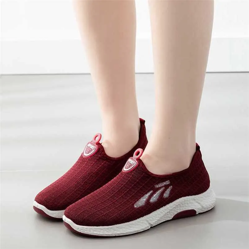 Nxy Zapatos deportivos y de ocio para mujer, nueva tendencia de otoño, versátiles, bajos, tejidos voladores, zapatos para correr para caminar