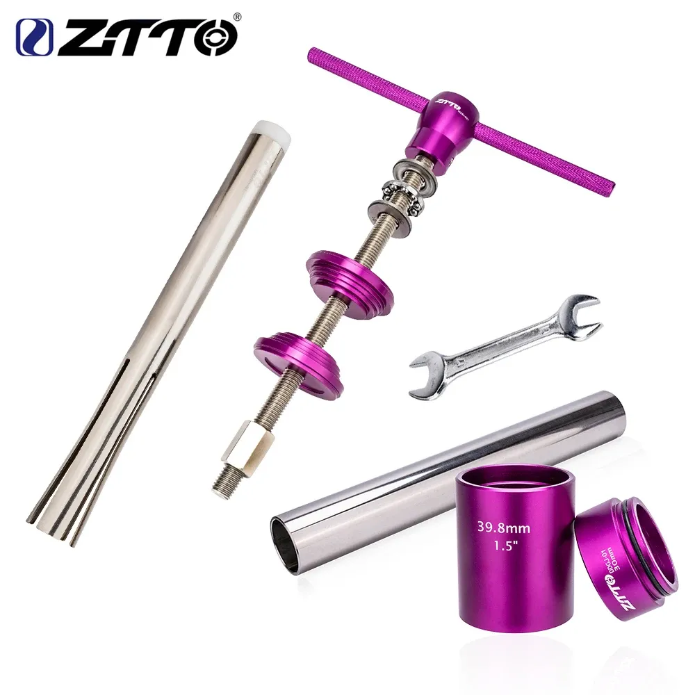 Gereedschap ZTTO Bicycle Headset Installatie Verwijderingsgereedschap Vork Crown Press Tool MTB Road Bike Bottom Bracket Lager Press Tool BB Tool