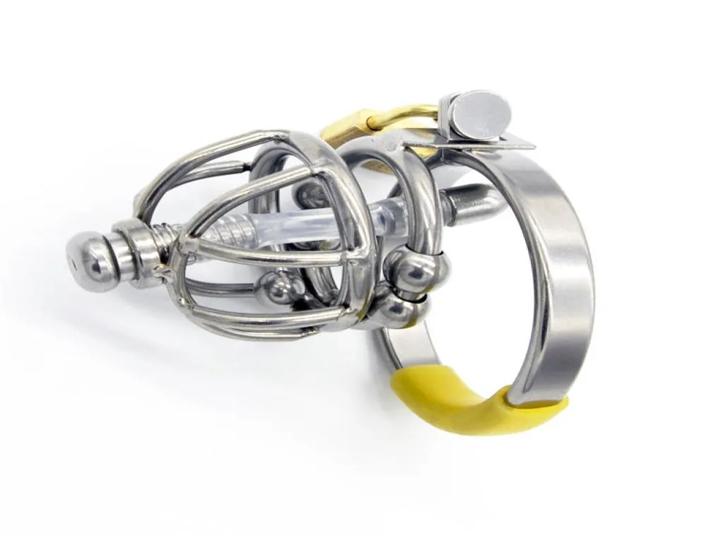 Sexig Monalisa - den manliga låsen i rostfritt stål Låsburmjukt rör #R863591045