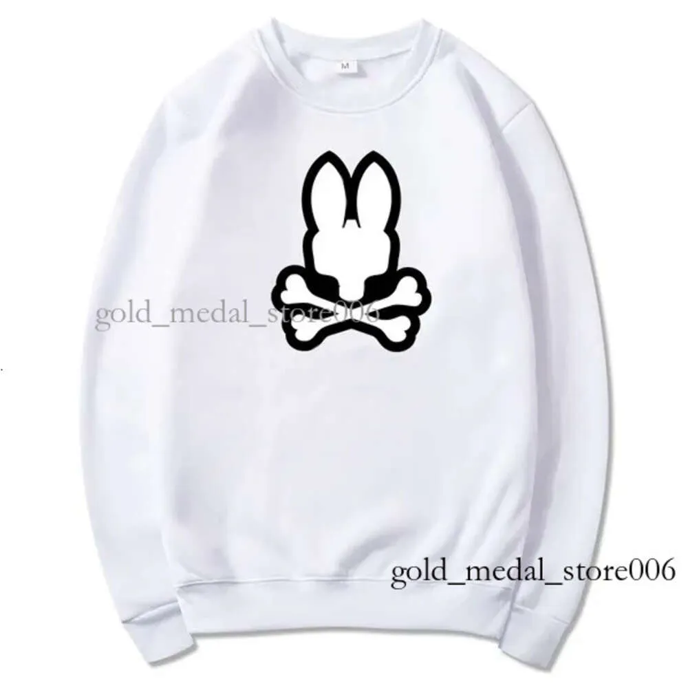 Sweats à capuche pour hommes Sweatshirts Fun Rabbit Impression Sweats à capuche Coton Bad Bunny À capuche Violet Pull à capuche Sweat-shirts de sport Hommes Pulls Psychological Bunny 689