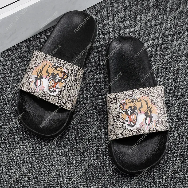 Brand Men Slides Shoes Slippers Summer Sandals Beach Slide Designer Flat G Grid pattern Print Avatar Flip Flops Sneakers eur 39-46