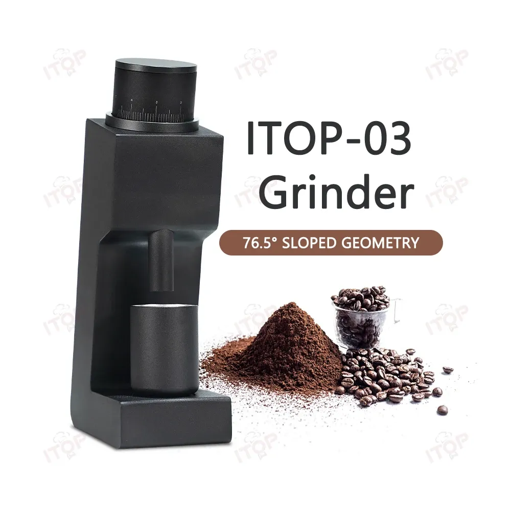 Outils Itop 03 Grinder de café électrique Sevencecore 48 mm Burr Household Bean Grinder Grinder Miller VS3 Grinder Espresso 110V 220V