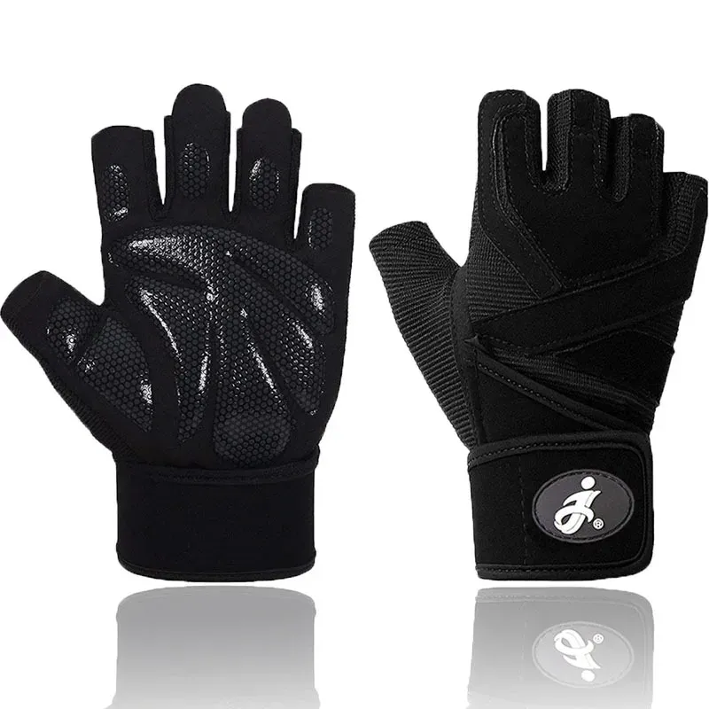 Lifting 1 paire de gants d'haltérophilie de sport, de gymnastique, d'exercice, de fitness, d'haltérophilie pour femmes et hommes, protection de la paume