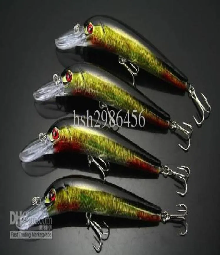 LEURRES DE PÊCHE entiers CRANKBAITS HAMEÇON BASS DORÉ 16g14cm016343009