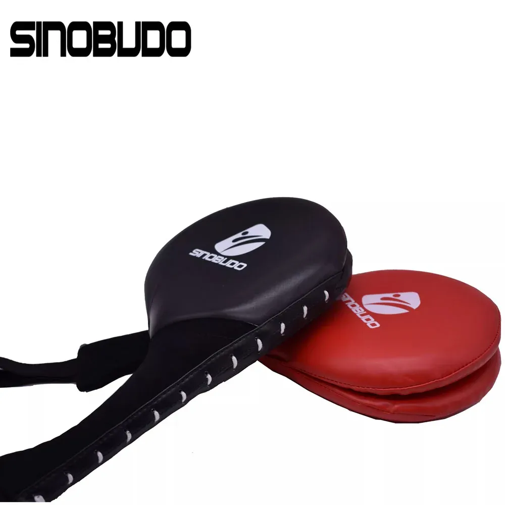 Produits Sinobudo haute qualité Taekwondo entraînement des pieds boxe Arts martiaux adultes enfants main Double feuille coup de pied cible