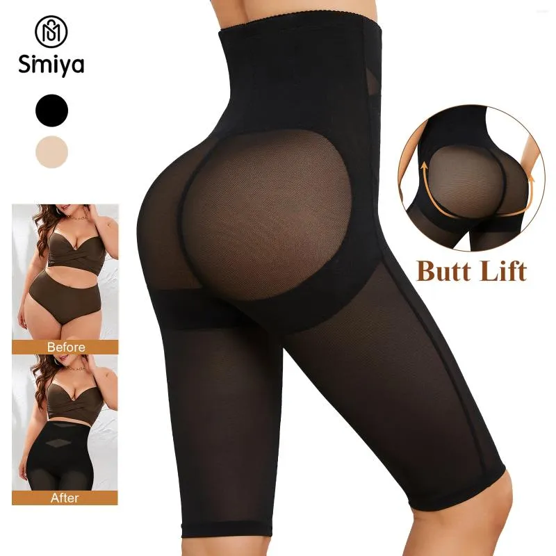 Shapers pour femmes Shapewear Leggings de contrôle du ventre Double croix taille haute corps Shaper Bulifter pantalon de mise en forme sous-vêtements amincissants cuisse plus mince