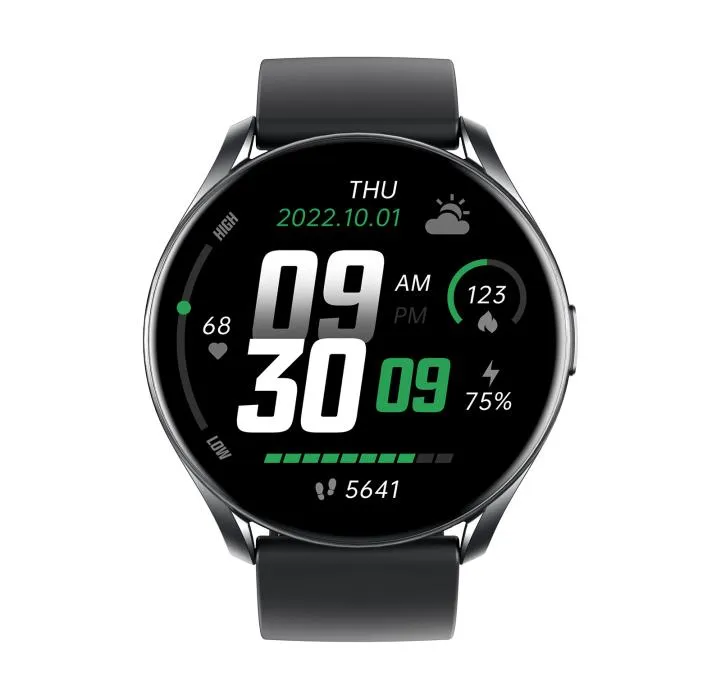 GTR1 Фитнес-браслет Смарт-часы BT50 Совместимость с Bluetooth Измеритель сердечного ритма Отслеживание движения Круглый экран Спортивные умные часы6139998