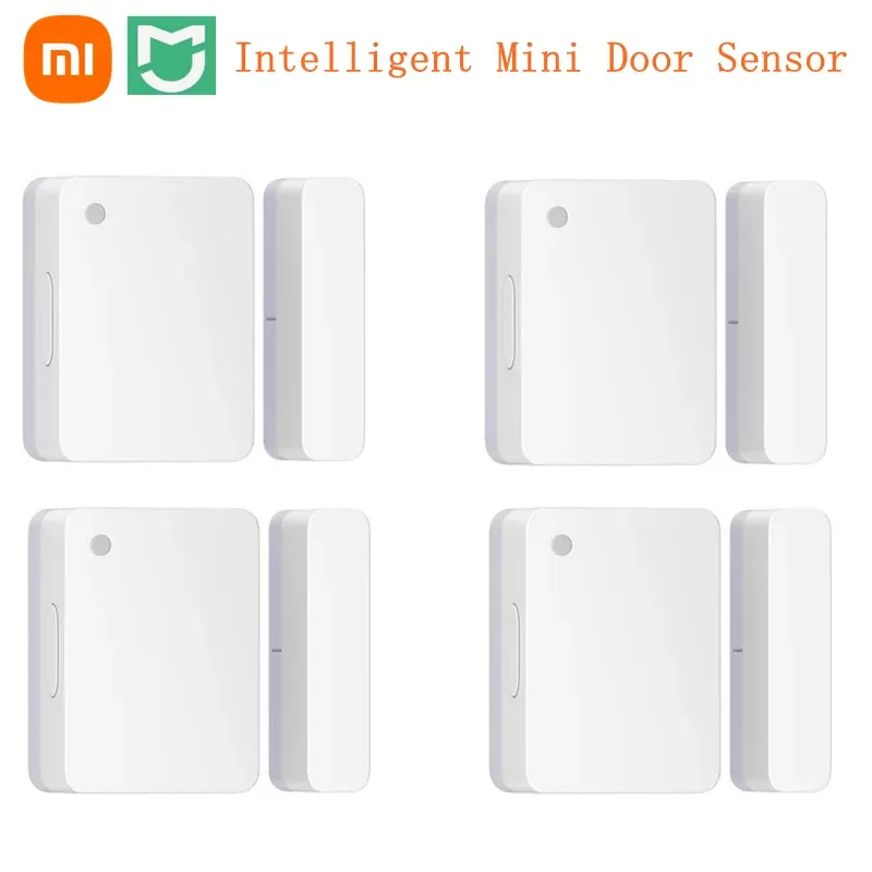 Controle 100% nieuwe Xiaomi Mijia deur-raamsensor 2 Intelligente mini-deursensor Zakformaat Smart Home Automatische bediening voor Mi home-app