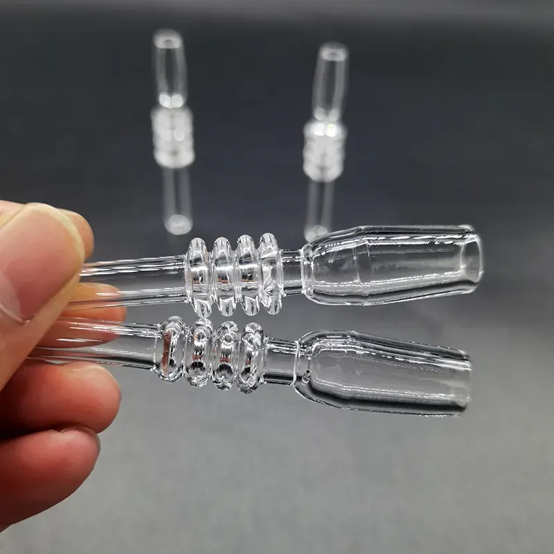 Nectar Collector Accessories Quartz Tip 10mm 14mm 18mm Joint Size For Mini NC Kit Dab Straw Drip Tips Smoking Tool VS Water Pipe