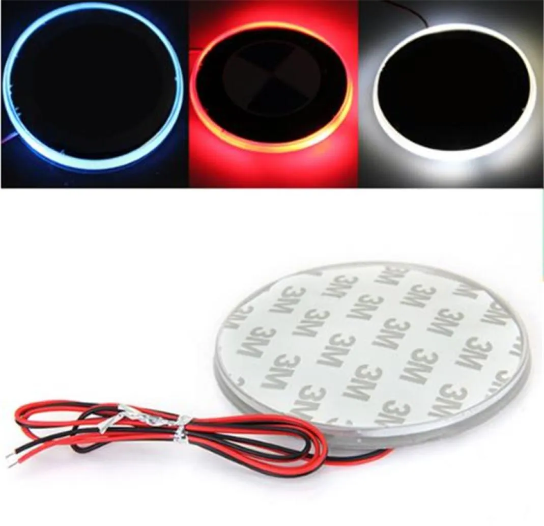 Autocollant de voiture LED, Badge de Logo, lampe lumineuse 12V pour BMW série 3 5 7, rouge blanc bleu, couleur 6173768