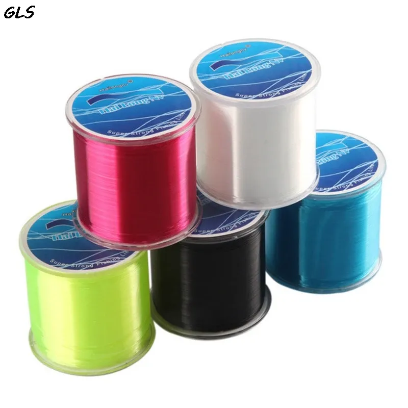 Linee 5 colori di buona qualità 500M lenza da pesca in nylon super resistente monofilamento lenza da pesca 1.823.7LB