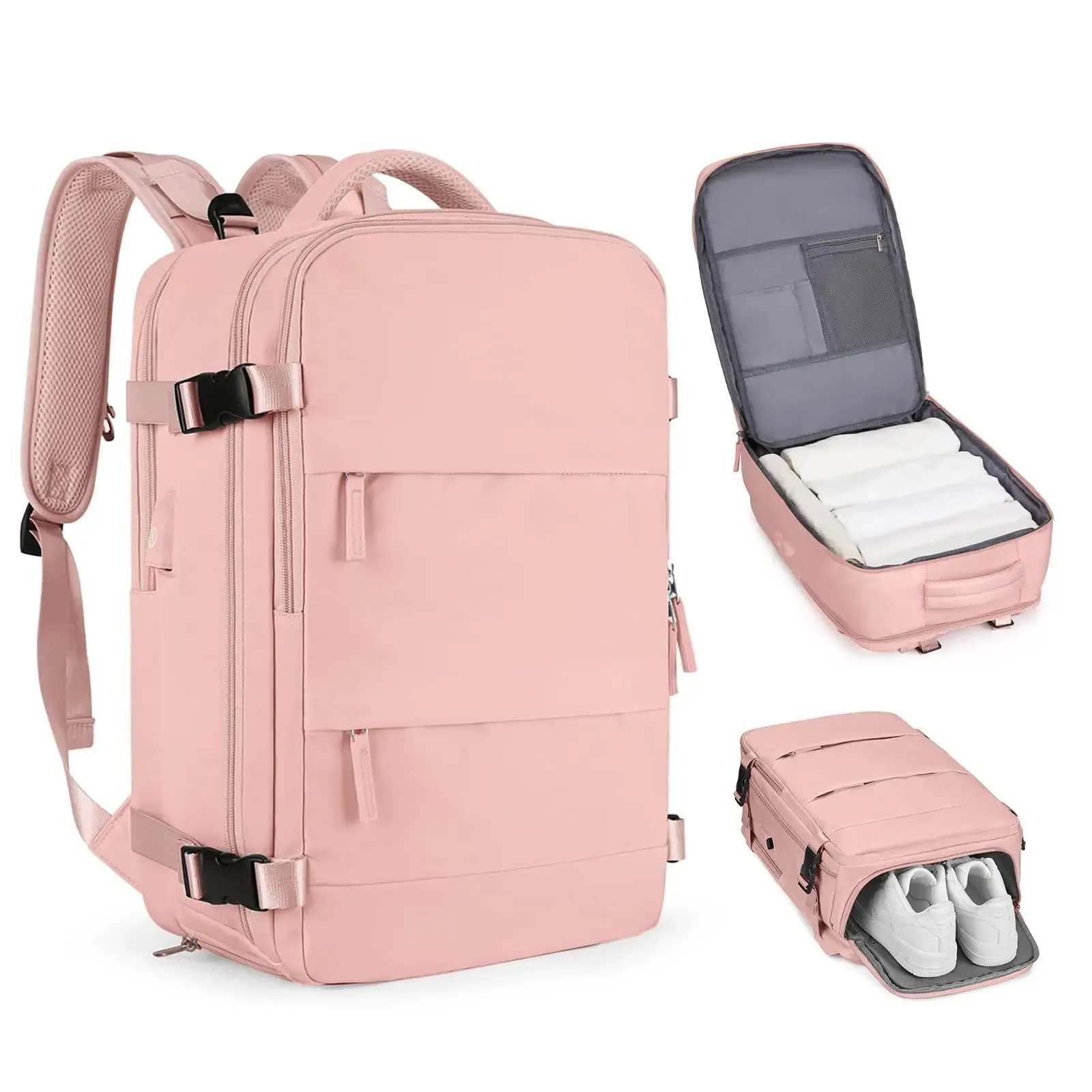 Backpacks Travel Backpack Cabin Plane Plan 40x20x30 Sactualisation de partition de partition de grande capacité sac à dos pour femmes étanche humide et sèche avec USB