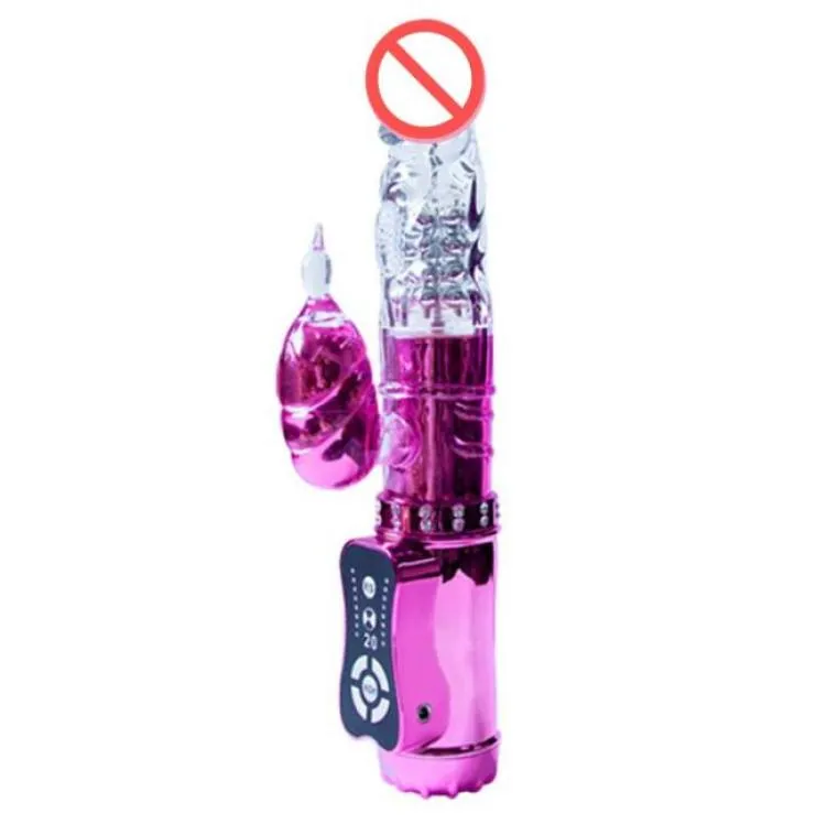 20-Gang-Dildo-Vibrator mit rotierender Perle, Klitorisstimulator, Sexspielzeug für Frauen, Masturbation8330558