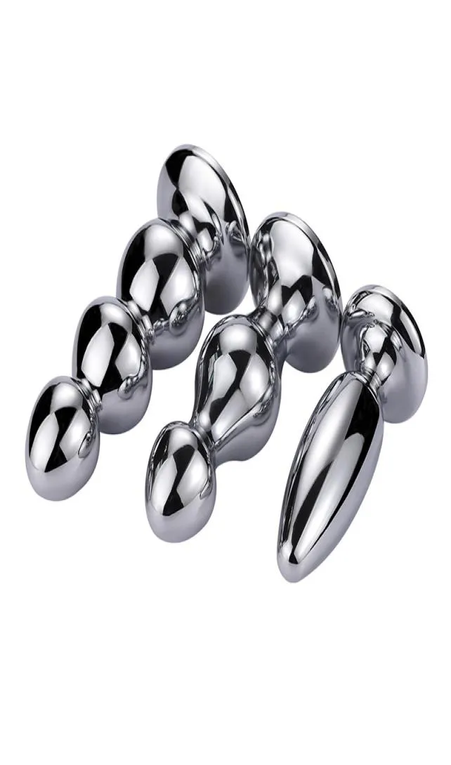 Volwassen Speeltjes Grote Butt Plug Metalen Anale Kralen Anale Speeltjes voor Vrouw Mannen Prostaat Massager Butt Pluggen Anale Dilatator Gay Sex Toys7059033