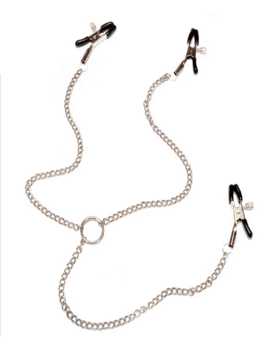 Sexy SM Tepelklemmen met Metalen Ketting Borst Vagina Clips Bdsm Fetish Bondage Erotisch Speeltjes Voor Vrouwen Koppels Volwassen Game7799404