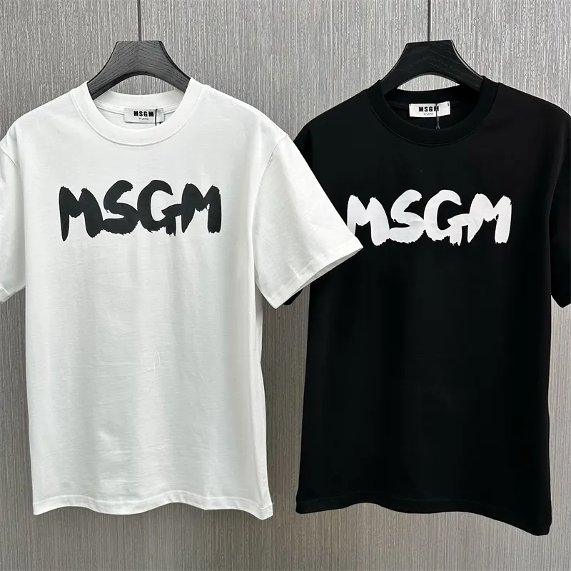 Fashion MSG Tshirt Designer Mens T Shirts Printed Tee Men Women Clothes C1-12 Round Neck Short Sleeve Tshirt Casual Loose Street Hip Hop Tops CYD24030101