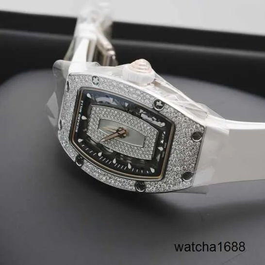 セレブリティウォッチレジャーリストウォッチRM腕時計レッドリップレディースウォッチシリーズRM07-01オリジナルダイヤモンドセット自動メカニカルファッションレディースウォッチノームウォッチウォッチ
