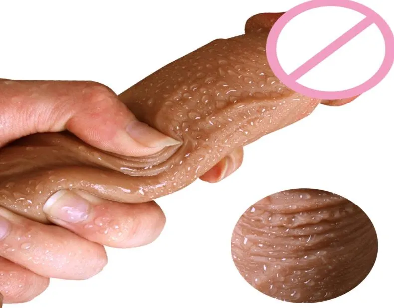 Pene realistico in silicone con sensazione di pelle da 87 pollici, pene grande con ventosa, per donne, masturbatore, coppie, giocattolo del sesso gay lesbico, Y204788104