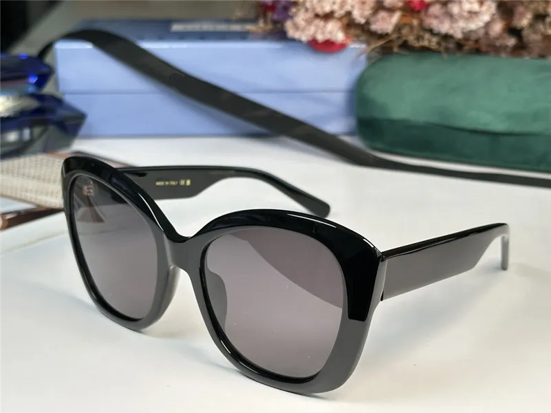 Occhiali da sole cat eye dal nuovo design alla moda 0860S montatura classica in acetato stile semplice e popolare versatile occhiali protettivi uv400 per esterni