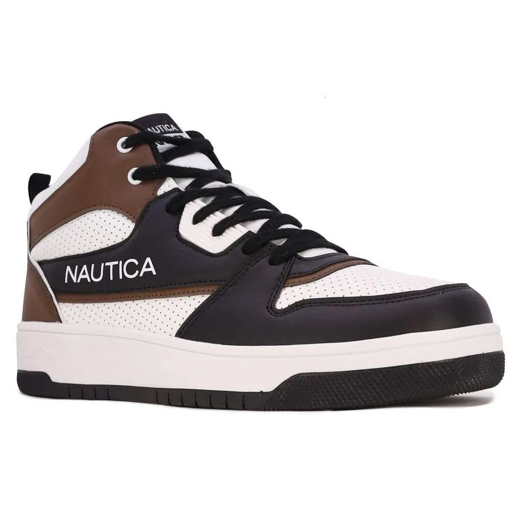 Nautica hoge mode-sneakers voor heren - Laatste sneakers voor basketbalstijl en comfort Wandelschoenen Oakford