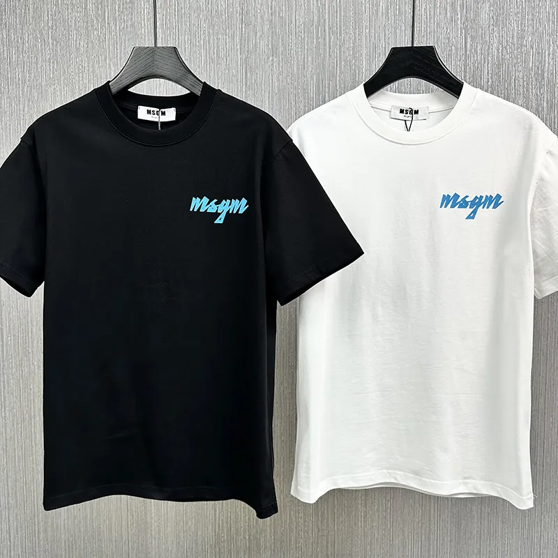 Msgm tasarımcı tişört yuvarlak boyun erkek tişört c1 moda tees marka tshirt msgm lüks kısa kollu giyim eşak tişörtler eğlence kıyafetleri chd2403013-12