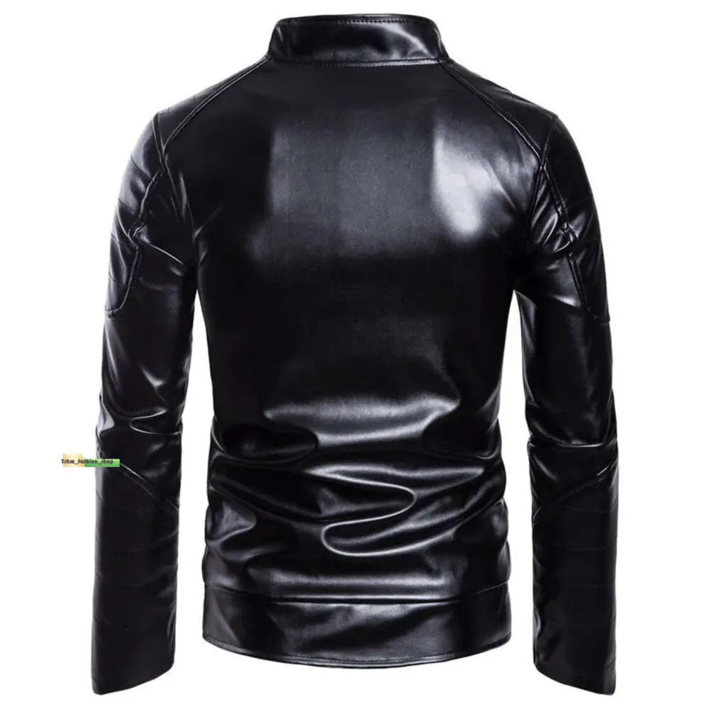 ファッションメンオートバイPUレザージャケット秋のスリムフィットジャケット男性ビジネスフィットネスカジュアルアウトウェアコートレザージャケット691