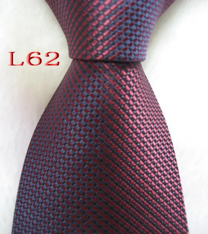 L62 100SILK Jacquard 직조 수제 Men039S TIE NECKTIE40017631961