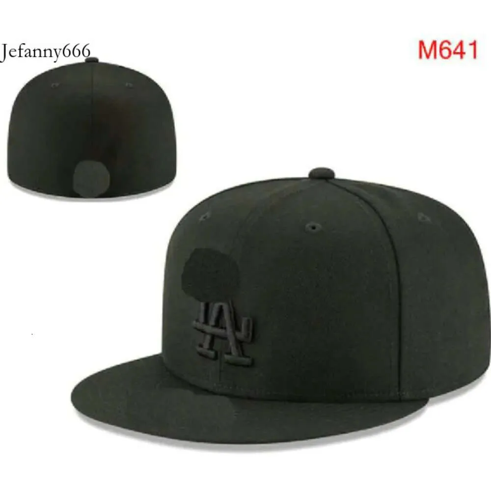 2023 Męskie Los Angeles Baseball dopasowane czapki NY Sox La Letter Gorras dla mężczyzn Kobiety moda Hip Hop Kat Hat Summer Snapback A10