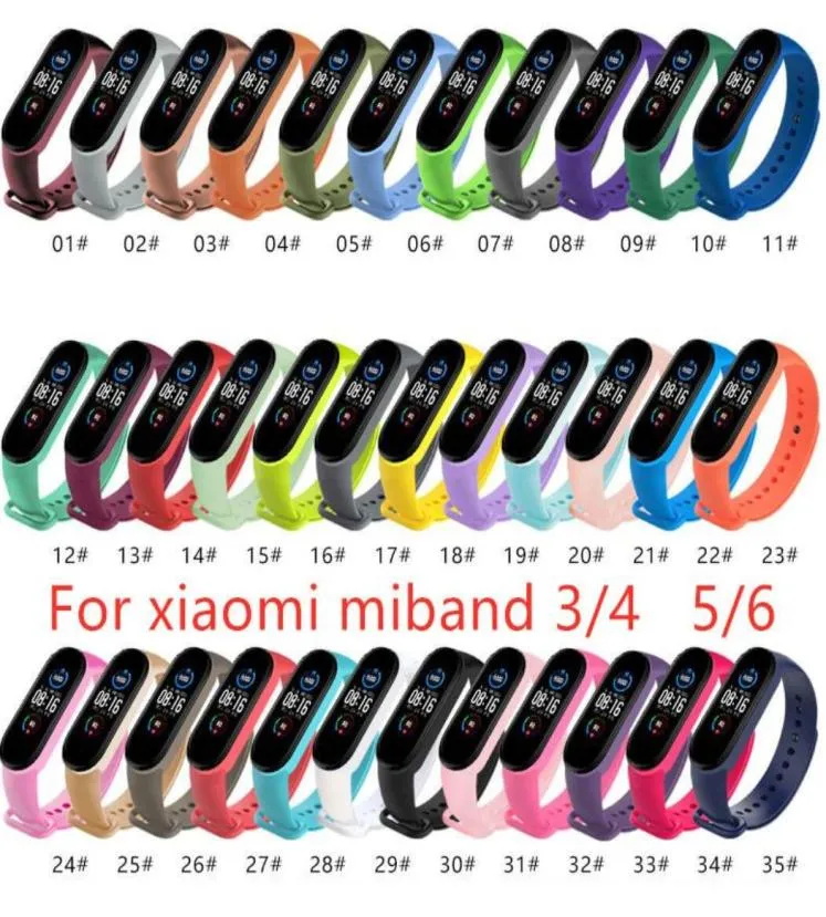 Ny rem för Xiaomi Mi Band 3 4 5 6 Smartbandstillbehör för Xiaomi Miband 3 SMART WRISTBAND REP SPOT GRODDS OF MI BAND 3 STRA9627788