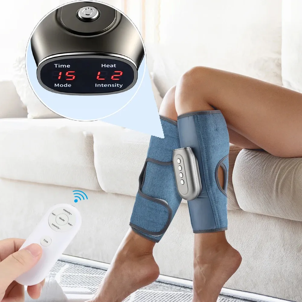 Kablosuz uzaktan kumanda buzağı masaj makinesi sıkıştırma yoğurma hava basınç ayağı ayağı masajı kas sirkülasyonu240227