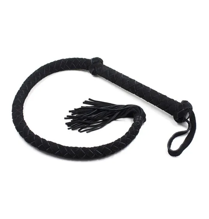 Frusta in vera pelle Flogger Ass Sculacciata Bondage Schiavo nel gioco per adulti per coppie Fetish Sex Toys per donne e uomini 108 CM8148934