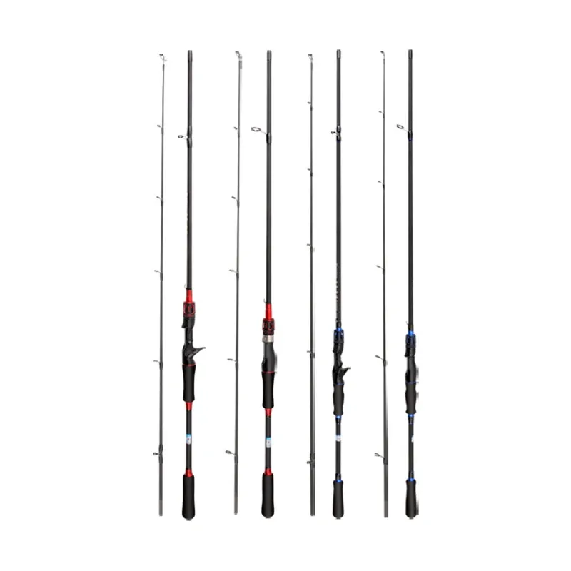 Accessori Asta Asta 1,65 m 1,8 m 2 sec M Potenza con anello di guida in ceramica Fuji che gira il palo da pesca da pesca Vara de Pesca Fibra de Carbaro