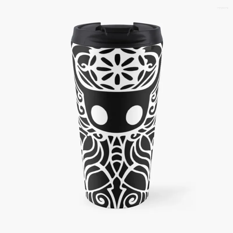 Bouteilles d'eau Hollow Knight Tribal White Travel Coffee Mug tasse