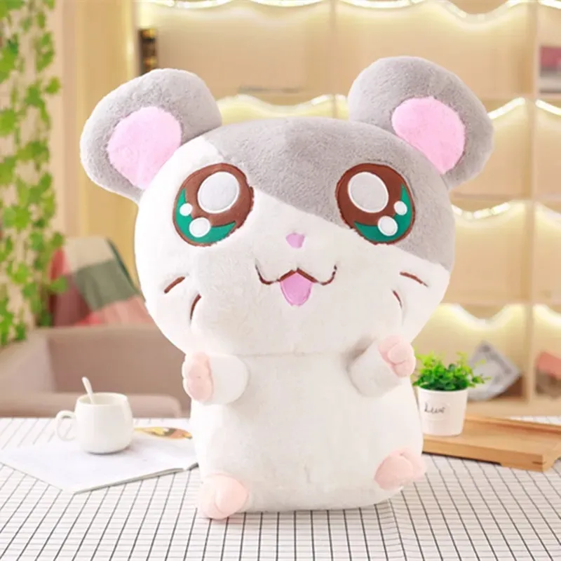 2024 30cm Cute Hamster Mouse Plush Toy Stuffed Soft Animal Hamtaro Doll Lovely Kids Baby Toy Kawaii Birthday Gift for Children