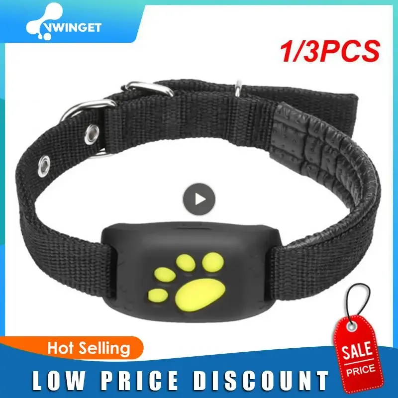 Spårare 1/3st Dogs Cats GPS Tracking Pet GPS Tracker Collar Antilost Device Real Time Tracking Locator Pet Colars For Universal Dogs