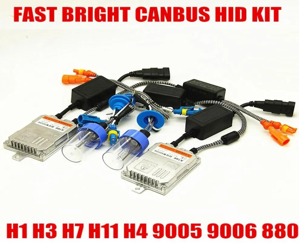 12V AC 55W Parlak Hızlı Başlangıç ​​Hatası HID ​​Xenon Kit H1 H3 H7 H8 H9 H117635462
