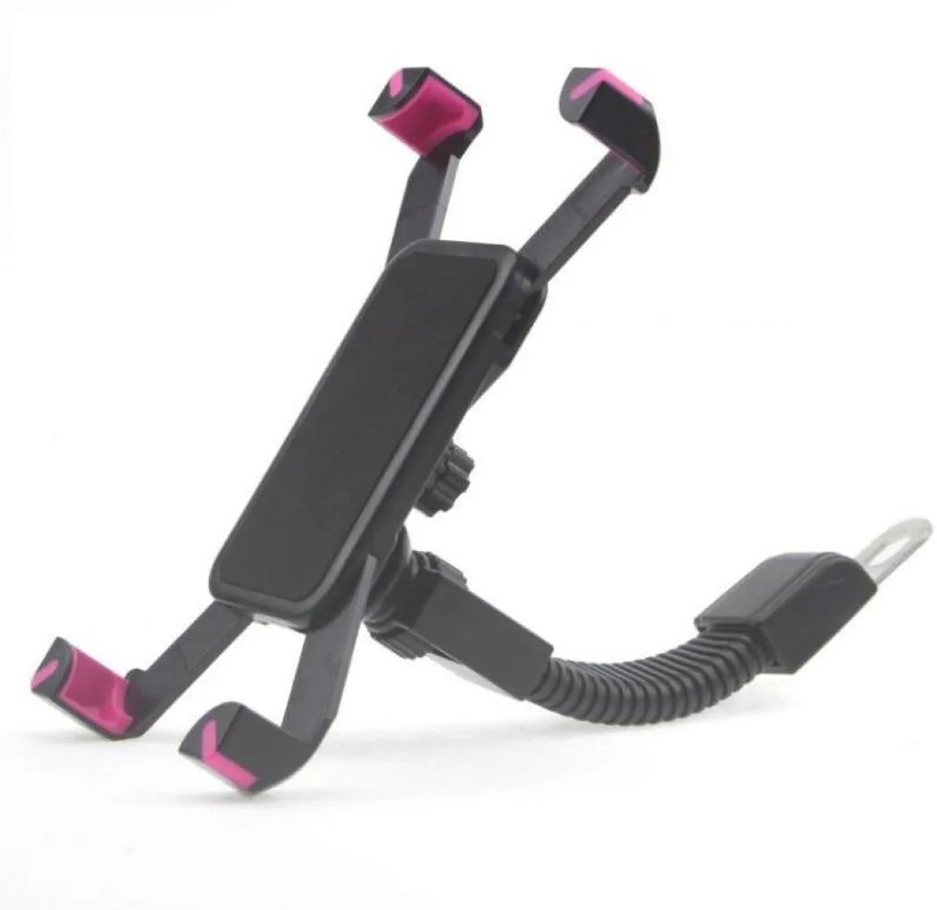 Support de pince de rétroviseur support de téléphone portable universel supports de support de téléphone pour moto support électrique réglable à 360 ° pour p8479037