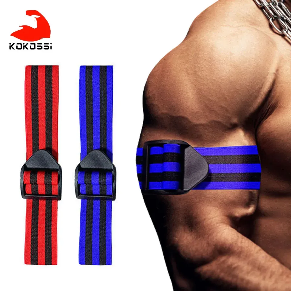 Louting Kokossi BFR Fitness Occlusion Training Bands Arm Muscle Muscle Gym de gymnase