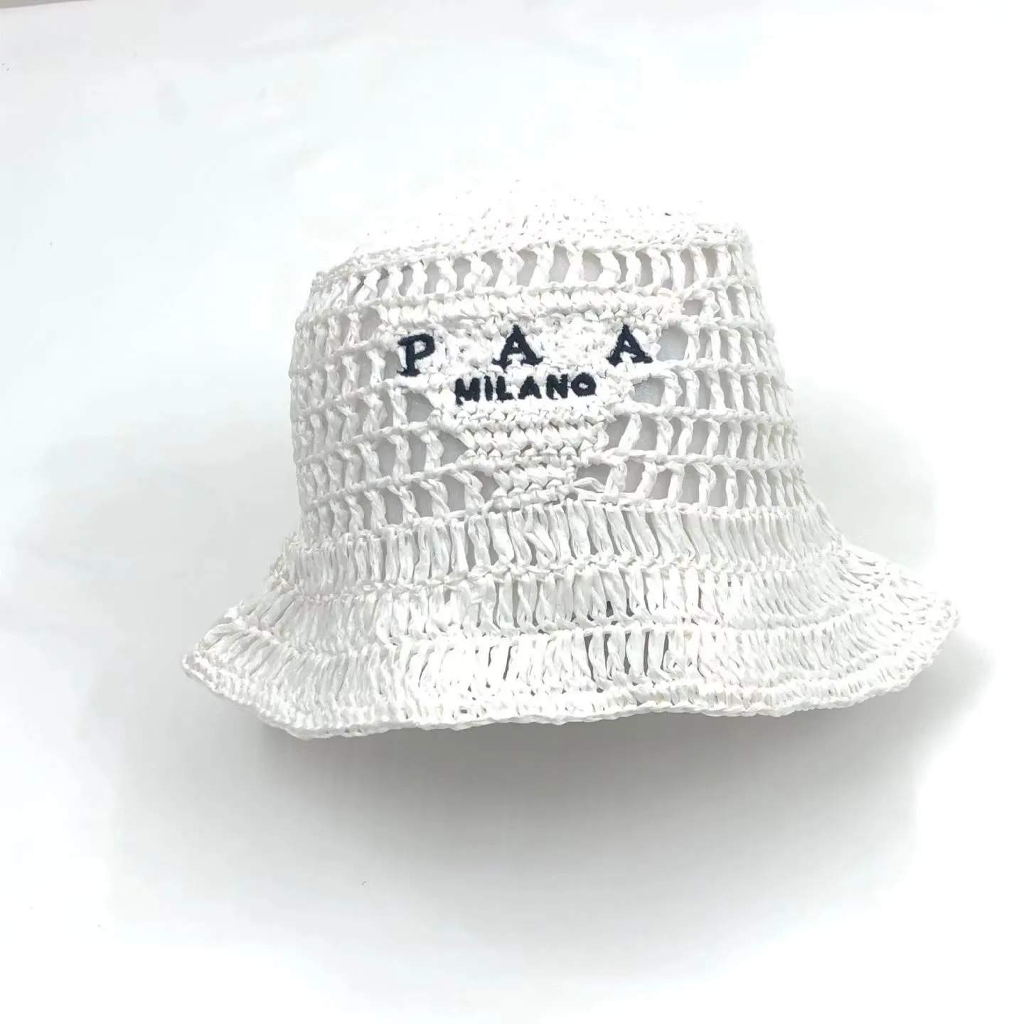 Designer pour femmes triangle de paille Cap tricoté de mode pour hommes