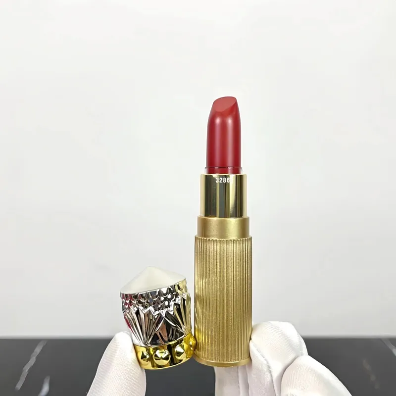 Lápiz labial satinado Rouge A levres 13 colores Luster M Brand Lipstick con números de serie tubo de aluminio Nuevo paquete