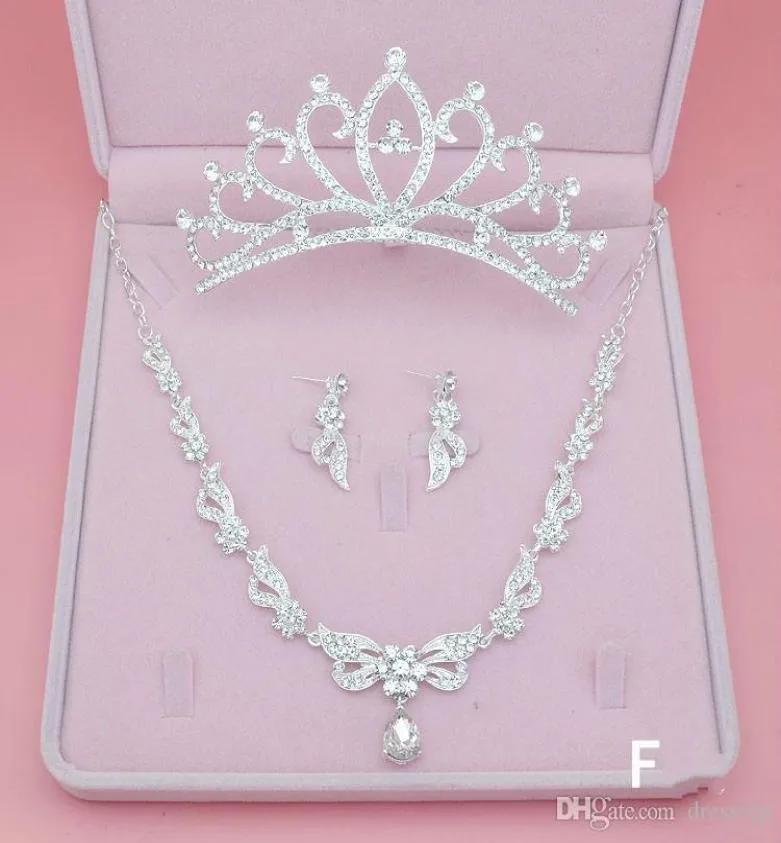 Bijoux de mariée Princesse Mariée Coiffes Diadèmes Filles Mignonnes Diadèmes Couronnes Tout avec Cristal pour Mariage et Cadeau Nouveau Style ship8559990