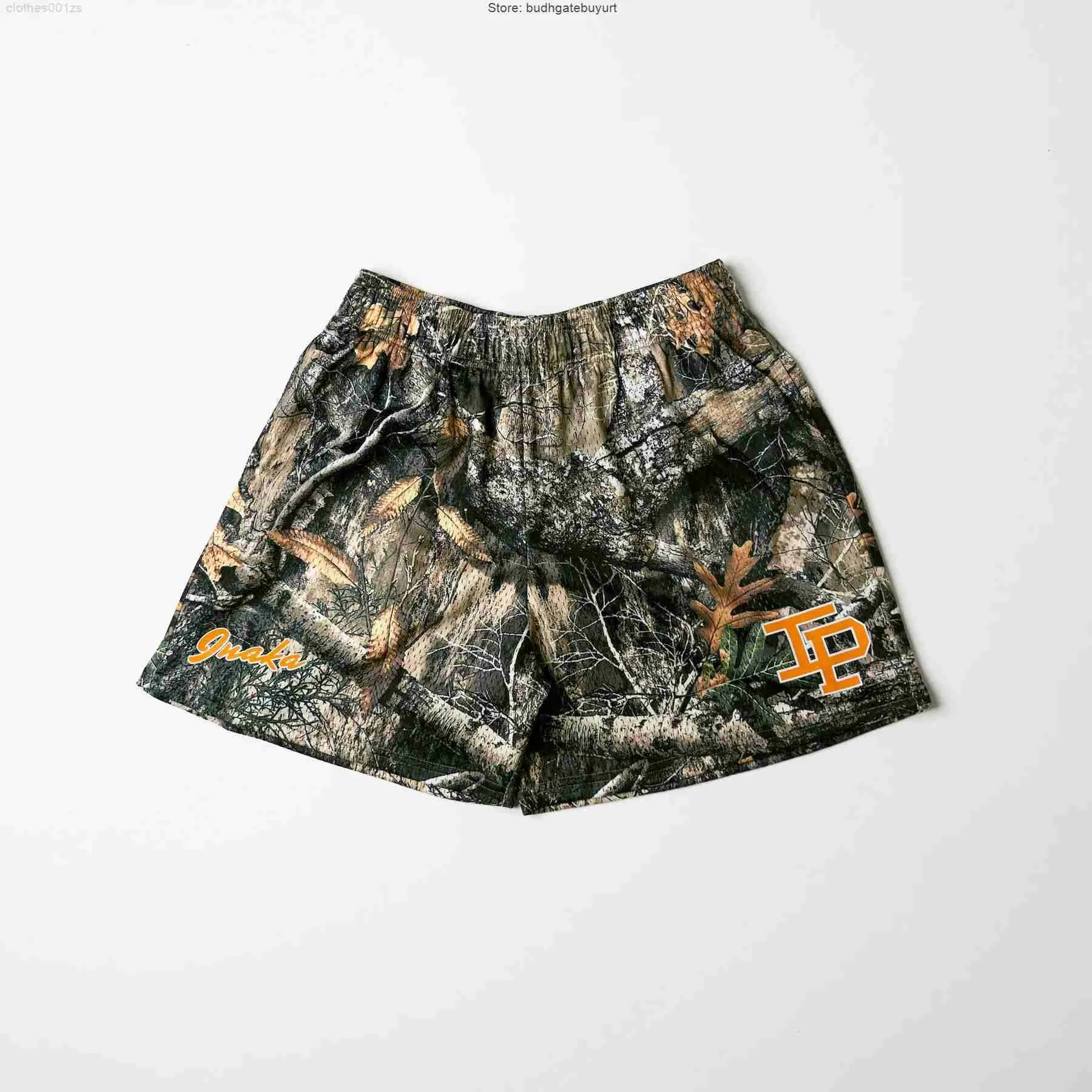 Inaka Power Camo Shorts Men Women Classic Gym Mesh with Inner Liner IP SPHTR9TP